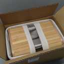 4-Pack Bamboo Storage Baskets with Removable Washable Liners  Natural Woven Organizers for Closet, Bathroom, Bedroom & Pantry