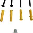 2 Pack PTZ Camera Wall Mount Bracket Black Sturdy Durable Universal Support Compatible with Most Centre Mount Cameras Complete with Microfibre Cleaning Cloth and Installation Hardware