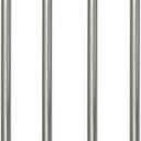 Brushed Nickel M10 Threaded Extension Rod for Pendant Light, Island Lighting, Chandeliers,lighting fixture downrods & stems,12 Inches