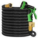Garden Hose 150 ft, 2026 New Kink Free Expandable Water Hose, 10 Function Nozzle, 3/4" Leak-proof Solid Brass Fittings, 3750D Outer Fabric, Durable Collapsible Latex Core, Ultra Lightweight & Flexible