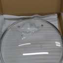 12.5" Tempered Glass Pan Lid with Steam Vent, Thickened to 4mm and Dishwasher Safe and Oven up to 480, Universal Lid Fit for Cast Iron Skillets, Frying Saute Pan, Cooking Pot (Silver)