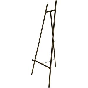 SULIANG Metal Easel Stand with Chain Support for Mirror,Iron Floor Easels for Display Wedding Sign,58 Inch Adjustable Arts & Crafts Easels(Bronze)