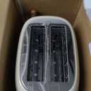 CROWNFUL 2-Slice Toaster, Extra Wide Slots Toaster, Retro Stainless Steel with Bagel, Cancel, Defrost, Reheat Function and 6-Shade Settings, Removal Crumb Tray, Cream