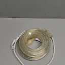 Brizled Warm White Rope Lights, 18ft 216 LED Rope Lights Waterproof, 120V Plugin White Christmas Light Connectable with Clear PVC Tube, Indoor/Outdoor Decorative Tube Light for Backyards, Garden Patio