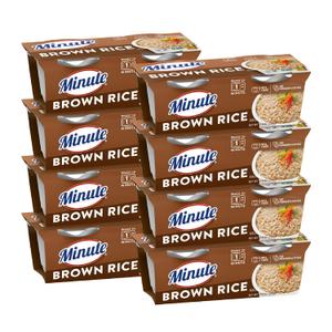Minute Ready-to-Serve Brown Rice, Microwavable Rice Cups, 8.8-Ounce Cups (Pack of 8) (EXP 05/01/27)