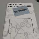 100% Titanium Cutting Board for Kitchen - Dishwasher Safe Chopping Boards with Handle, Reversible Charcuterie Board for Home Counter Outdoor Camping Housewarming Gifts for Women (18 x 12)