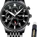 NIBOSI Watches for Men Analog Quartz Chronograph Waterproof Luminous Designer Men's Wrist Watches Business Work Sport Casual Dress Watch Elegant Gifts for Men