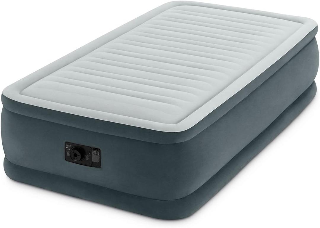 Intex Comfort Plush Elevated Dura-Beam Airbed with Built-in Electric Pump