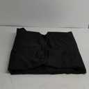 Nasitos 2 Pack Black Tablecloth 6 Foot-Open Back Fitted Tablecloth Rectangle Table, Washable Fabric Trade Show Table Cover for Craft Show, Display, Parties, Wedding, Events