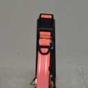 Taglory Reflective Adjustable Dog Collars for Puppy Small Medium Large Dogs, Thin Nylon Webbing and Quick Release Plastic Buckle(Noen Pink, X-Large)