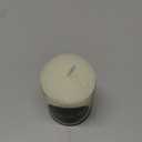 Pillar Candle - Made in Tunisia, Ivory Color, +/- 50-Hour Burn Time - 2.76 x ‎3.94 inches