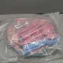 350 Pcs Baby Gender Reveal Plates and Napkins Set Gender Reveal Decorations Includes Pink and Blue Plates Napkins Cups Spoons Forks Knives for Baby Shower Birthday Gingham Party Supplies