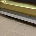 2-Piece Gold Metal Nesting Display Tables Shoe Handbag Retail Display Racks