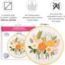 DIAMOND DOTZ Kits - Embroidery Country Garden: A Stunning Embroidery Kit Perfect for Beginners and Adults, Easy-to-Follow Instructions, Vibrant Threads, and Timeless Beauty