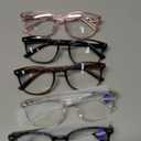 JOLISU 5 Pack Reading Glasses For Women, Blue Light Blocking Computer Reader Spring Hinge Eyeglasses (1.75)
