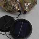 Hanging Solar Lantern Outdoor Decor, Vintage Hanging Solar Lights Outdoor Garden Lantern, Waterproof Moroccan Lights for Outside Garden Decorations (Long strip)