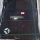 TokeShimi 48x36 Brushed Nickel Bathroom Wall Mirror Vanity Metal Frame Round Corner Rectangular for Home Decor Living Room Entryway