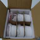 Ramekins with Lids 8 oz White Creme Brulee Ramekins Ceramic Oven Safe Pudding Cups, Set of 6 Porcelain Custard for Baking Dishwasher and Microwave safe