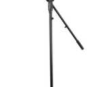 Rockville GIGSTAND Dual Metal Microphone Stand with (2) Mic Clips, 26.37 Detachable Boom Arm, Adjustable 31"-55" Height, Foldable Tripod Base