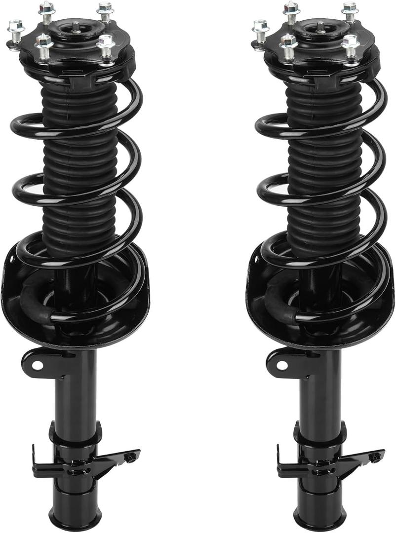 Front Strut Shock Assembly w/Coil Spring for Honda CR-V 2007-2014, Replace 272491 272492, Left & Right, 2PCS