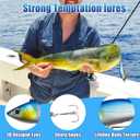 Advent Calendar Fishing Christmas Countdown - 24 Days Fishing Lures Set for Fisher Adult Men Teen Boys - 2025 Fishing Lure Christmas Gifts