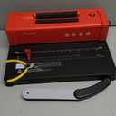 46-Hole Binding Machine Spiral Coil Binder Red,DIY Book Binder Kits with Electric Coil Inserter,4:1 Pitch 500 Sheets,Come with 100pcs Comb Binding Spines,School Office Home