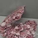 Syhood 1 Pcs Christmas Glitter Berry String Garland 6ft Artificial Lighted Berry Holly Leaves Garland Indoor Outdoor LED for Christmas Holiday Fireplace Mantel Decor (Pink)