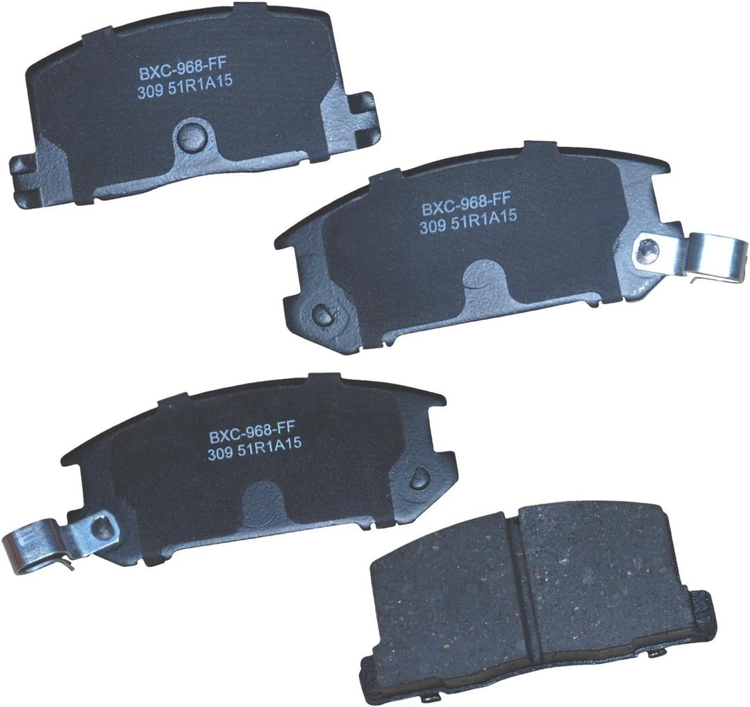Bendix Premium SBC309 Ceramic Rear Brake Pads for Toyota MR2 1989-1985, MR2 1995-1991, MR2 Spyder 2005-2000