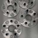 Customadeonly Forged 5x114.3 to 5x100 Wheel Adapters 15mm Hubcentric (4pcs, 67.1mm Hub Bore to 54.1mm Wheel Bore, M12x1.5 Studs) Compatible with Mazda, Mitsubishi, Hyundai Chrome