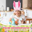 Glitopper Bunny Ear Top Hat Bunny Ears Rabbit Hat for Women Cute Rabbit for Carnival Easter Halloween Party Cosplay Accessory
