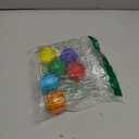 Civaner 6 Pieces Multi Colored Plastic Replacement Balls Small Bulldozer Popper Toy Balls 1.75 Inch Soft Crush Proof Air Filled Ocean Ball for Toddlers (Vibrant)