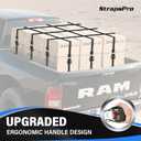 Ratchet Straps, 1'' x 15 FT - 2317 lb Break Strength Tie Down Straps Heavy Duty, 4 Pack Black Cargo Straps Ratcheting with Safety S Hook for Moving Appliances, Motorcycle, Trucks, Kayaks