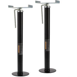 RV Slide Out Support Trailer Stabilizer Jacks, RV Camper Accessories for Travel Trailers - 21.4" to 40" - 5000 Lbs Each - Pack of 2