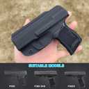 IWB Kydex Holster Compatible with Sig Sauer P365 / P365 SAS / P365 X, Inside Concealed Waistband Carry Holster for Sig P365 Holster - Adj. Cant Retention, Cover Mag-Button