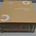 ComSaf Spice Jars with Labels 8 oz 16Pack, Small Spice Containers Starter Set, Glass Seasoning Jars with Lids, Square Seasoning Containers for Salt, Pepper, Chili Powder, Sugar, Loose Tea Storage