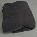 Bedsure 100% Cotton Blanket King Size for Bed - Breathable and Lightweight, Soft Cozy Textured Herringbone Woven Blanket for Summer Spring, Dark Grey, 108x90 inches (King (108" x 90"), 00 - Dark Grey)