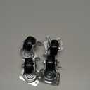 4 each: Shepherd Medium Duty Rubber Wheel Industrial Caster (9509)