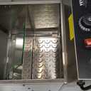 VEVOR Hot Dog Steamer, 28.5QT, 2-Tier Hot Dog Hut Steamer, 86~185 Temperature Control, Electric Bun Warmer with Tempered Glass Slide Doors Partition Plate Tong, Stainless Steel, for Hot Dogs & Buns