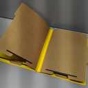 Skyygemm 36 Pcs Classification Folders Letter Size, 2 Divider Pressboard File Folders with 3. 5 Inch Expansion, 2 Prongs Fastener, Heavy Duty Office File Organizers for Teachers, Medical (Yellow)