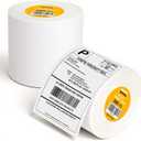 QNCZ 2 Rolls (500 Labels/Roll) 4x6 Thermal Labels, Thickened Standard Size Shipping Labels, Perforated, Smudge-Proof Adhesive, Compatible with Rollo, Zebra, Jadens, Nelko Thermal Printers