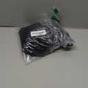 GRECERELLE Women's Maxi Dress Summer Casual Loose Side Split Short Sleeve V Neck Floral Long Dresses with Pockets (Large, Black)