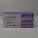 C CUSHION LAB Patented Pressure Relief Seat Cushion for Long Sitting Hours on Office/Home Chair, Car, Wheelchair - Extra-Dense Memory Foam for Hip, Tailbone, Coccyx, Sciatica - Light Grey (Gray)