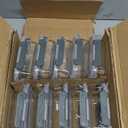 M MCIRCO 10-Pack,22 Oz Glass Meal Prep Containers,Glass Food Storage Containers with lids,Lunch Containers,Microwave, Oven, Freezer and Dishwasher (Gray)