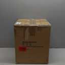 ARNIS Modern Planter Pots, Set of 2 Round Large Planters with Stand, Decorative Planters, Metal Pots with Drainage Holes for Living Room, Office, Garden or Balcony, 8.25 &10.5 Inch, Black & Gold