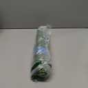 Evevda Green Leaf Shaped Vinyl Placemats for Dinner Table Set of 6 Metallic Plastic Green Place Mats Wipeable 6Pcs Table Mats for Wedding Annersary Dinner Table Decoration Mats(17.7x13.8inch/45x35cm)