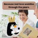 50th Wedding Gifts for Couple/Parents, Funny Penguin Figurine with Card for Husband/Wife/Friends, Gag Golden 50 Year Gift Idea Souvenir Keepsake, Party Favor Decoration Supplies