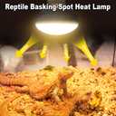 MIXJOY 150W Reptile Heat Lamp Bulbs, 2Pack Heat Lamp Bulbs for Reptiles Basking Bulbs UVA Daylight Basking Light Amphibians Heating Lamp Emitter for Lizard, Tortoise, Bearded Dragon Gecko, Chicken