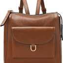 Fossil Women's Parker Leather Convertible Backpack Purse Handbag for Women