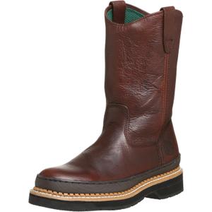 Georgia Giant Pull-On Work Boot, Soggy Brown, Size 11(M)