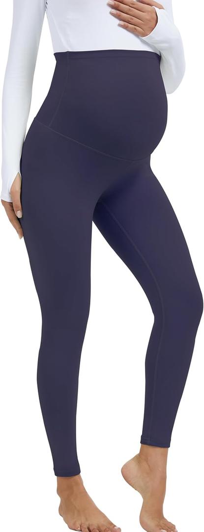 VIMPEP 25 Maternity Leggings Stretchy Over The Belly Pregnancy Workout Active Wear High Waisted Seamless Soft Yoga Pants 311